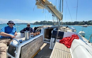 Pause café à Anse Port-Mer