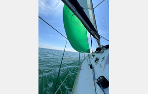 retour de Chausey sous Gennaker! 