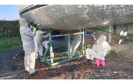 Grattage et ponçage